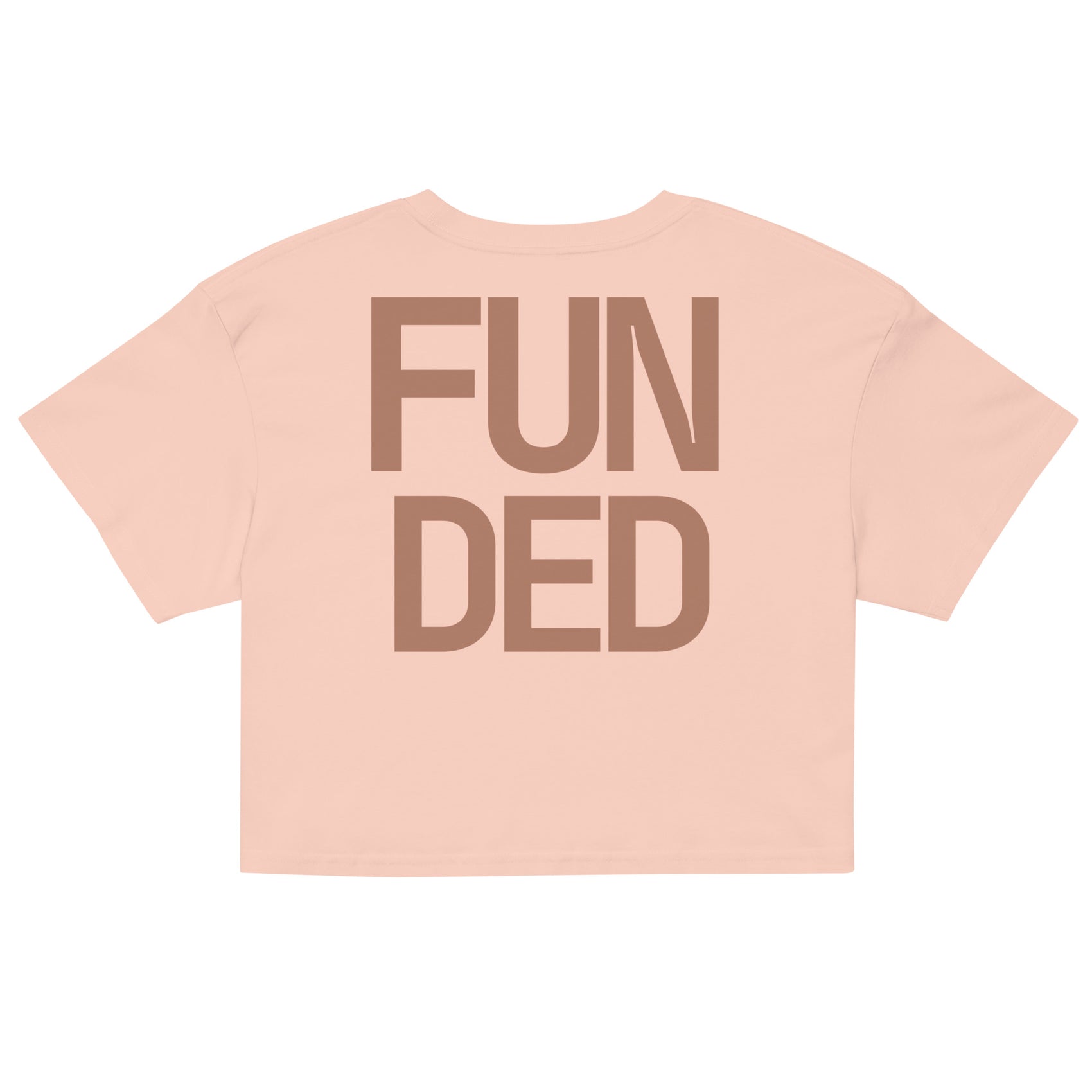 FUNDED •  Women's Crop Top •  Ga. Peach